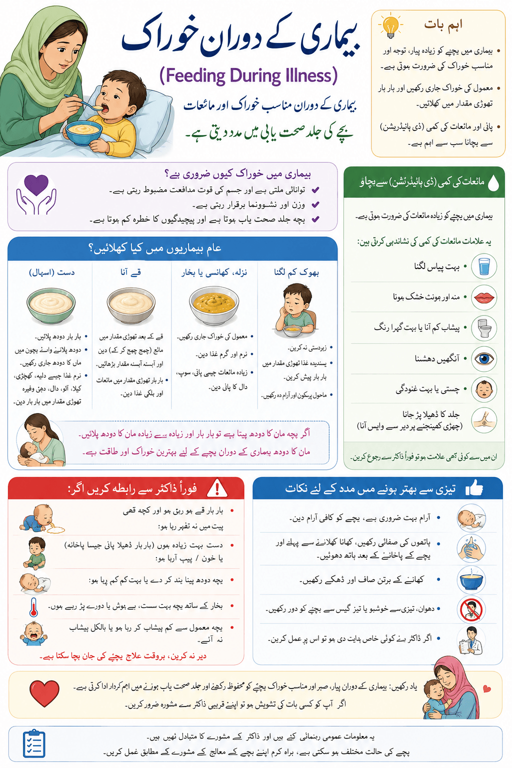 Feeding during illness