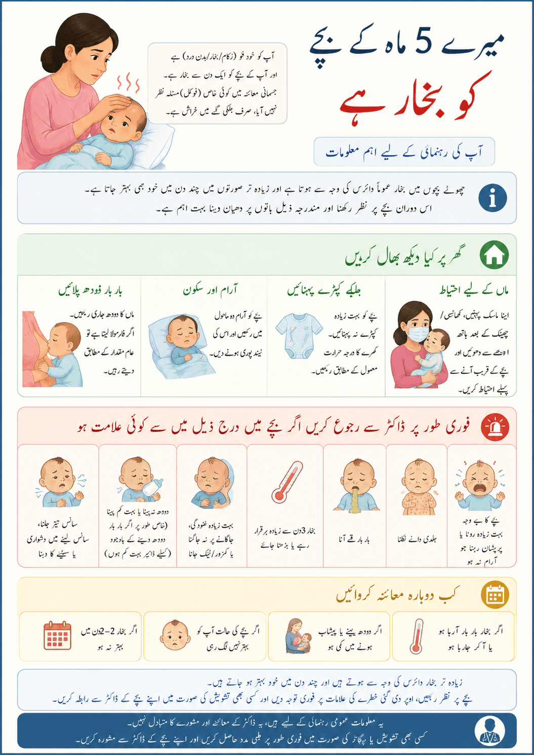 5 months old baby with fever